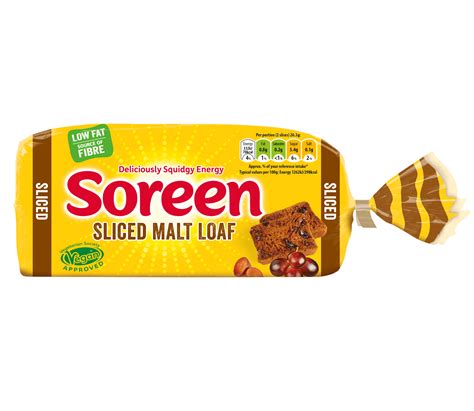 soreen sliced malt loaf nutrition.